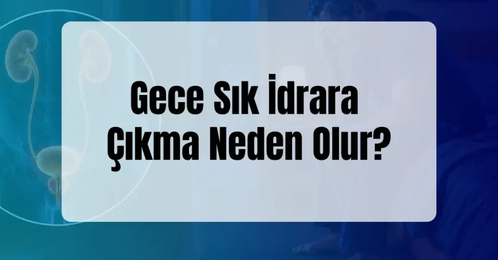 Gece Sık İdrara Çıkma Neden Olur? Gece Sık İdrara Çıkma Neden Olur?
