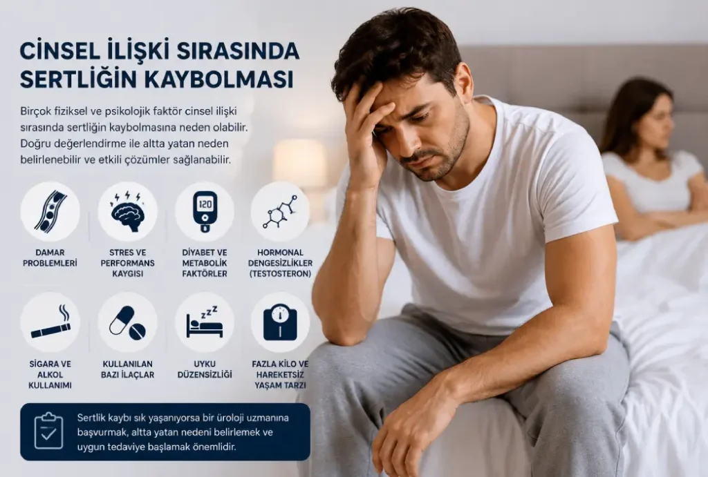 Cinsel İlişki Sırasında Sertliğin Kaybolması