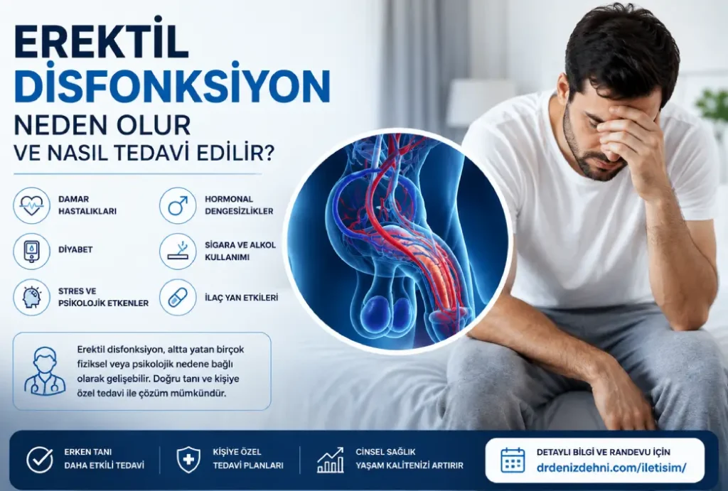 Erektil Disfonksiyon Neden Olur