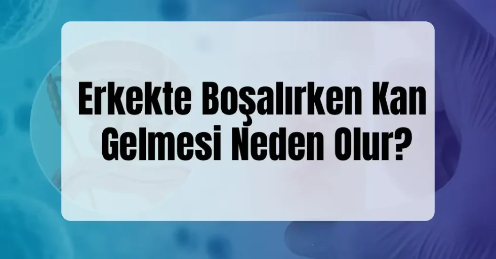 Erkekte Boşalırken Kan Gelmesi Erkekte Boşalırken Kan Gelmesi