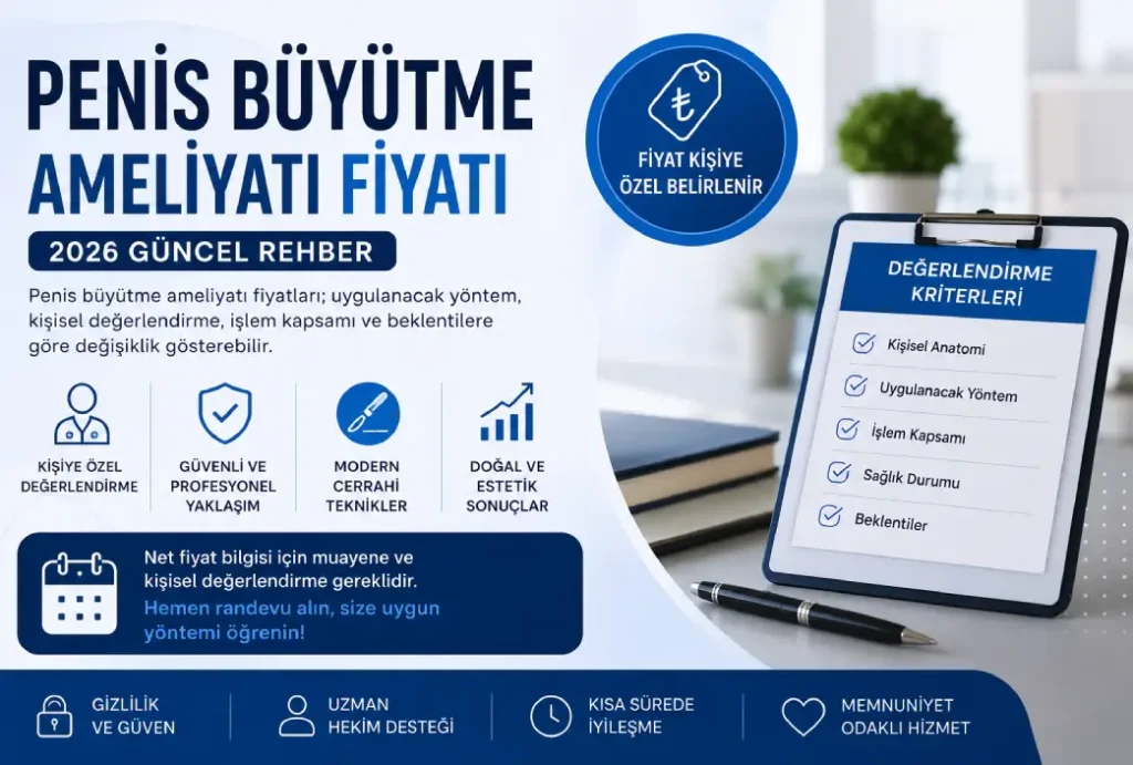Penis Büyütme Ameliyatı Fiyatı