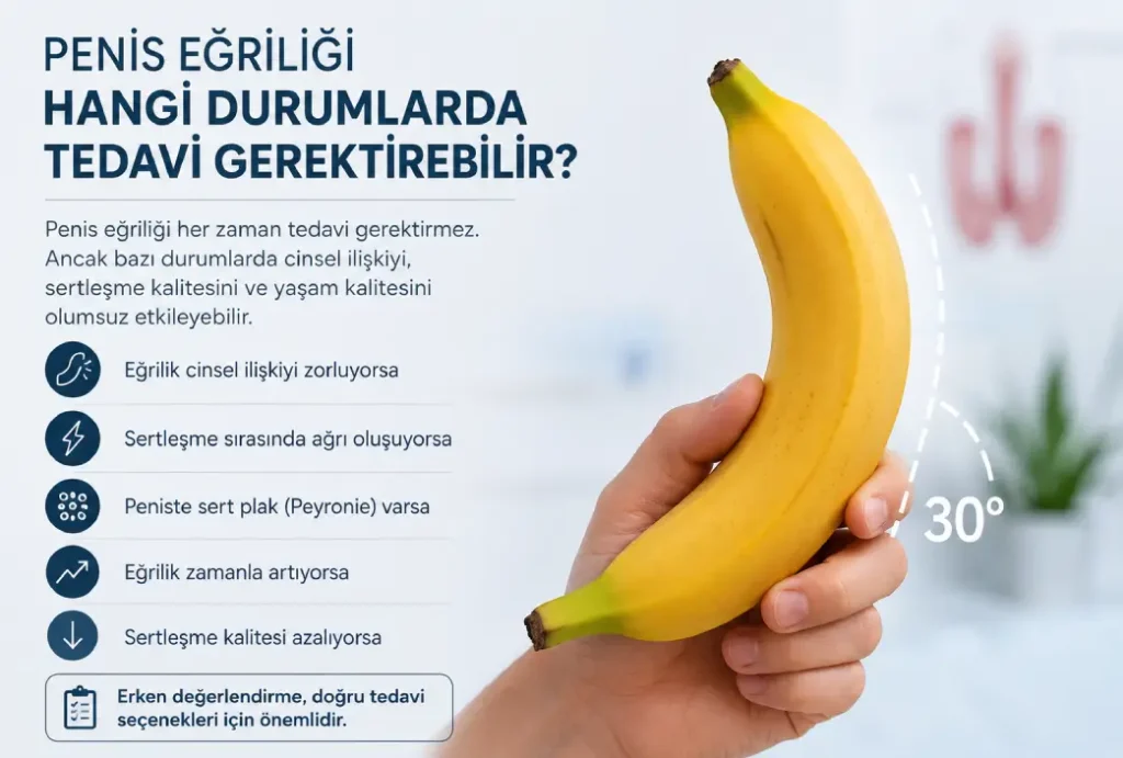Penis Eğriliği Hangi Durumlarda Tedavi