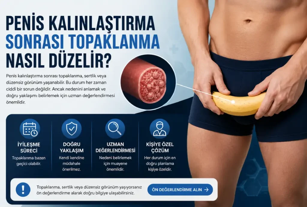 Penis Kalınlaştırma Sonrası Topaklanma