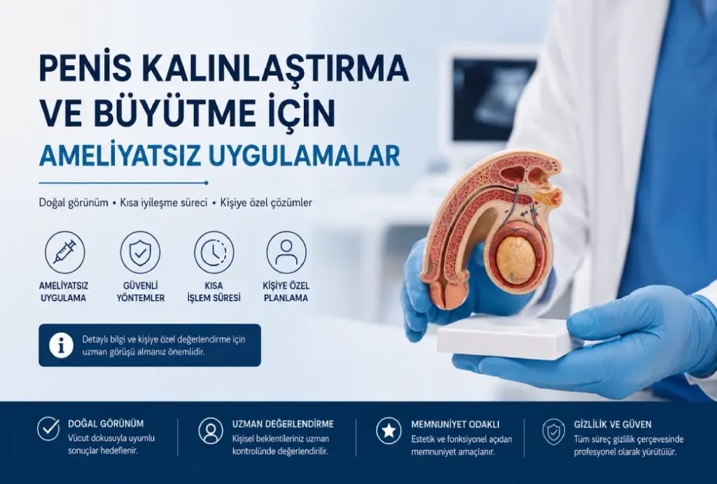 Penis Kalınlaştırma ve Büyütme İçin Ameliyatsız