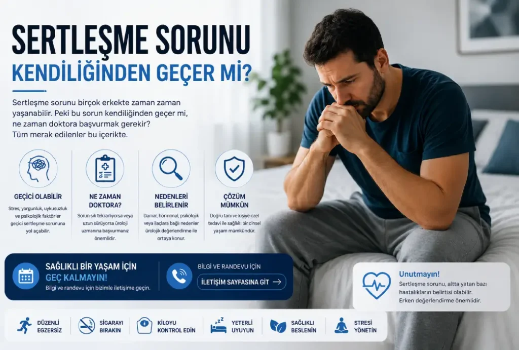 Sertleşme Sorunu Kendiliğinden Geçer Mi? 
