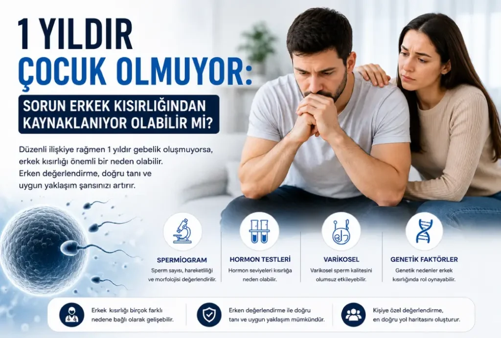 1 Yıldır Çocuk Olmuyor Erkek Kısırlığı