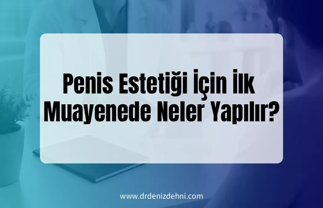 Penis Estetiği İlk Muayene Penis Estetiği İlk Muayene