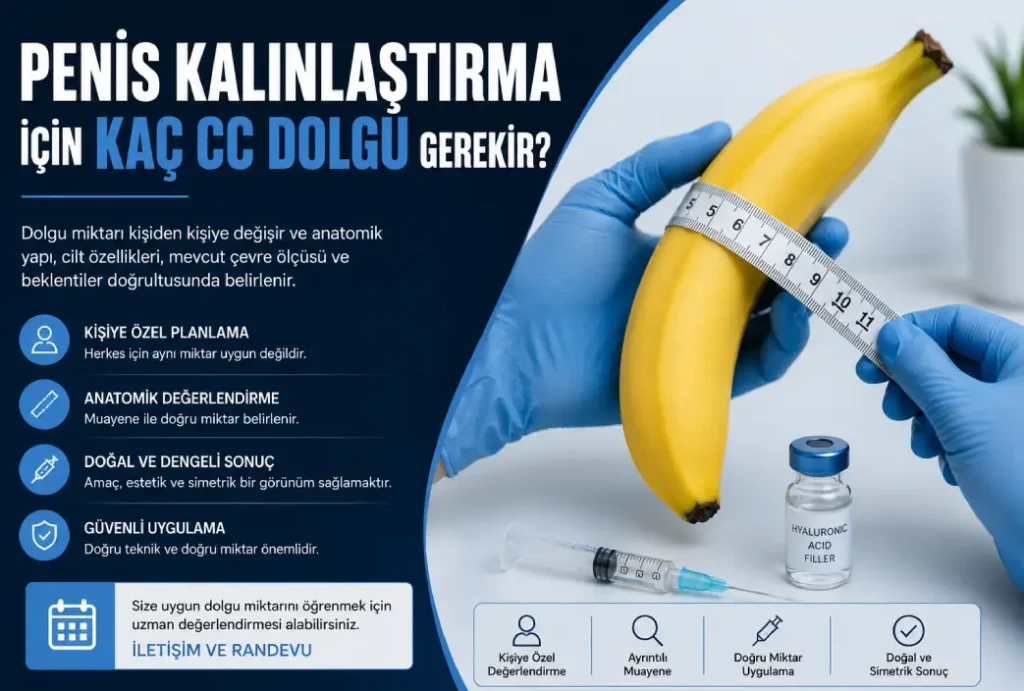 Penis Kalınlaştırma İçin Kaç CC Dolgu